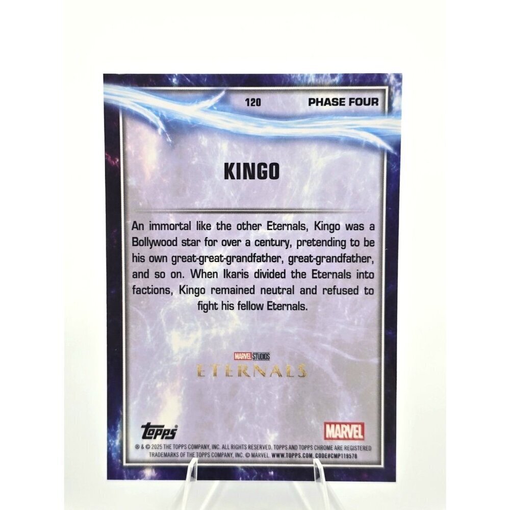 2025 Topps Chrome Marvel Studios Eternals Card Lot Phastos Sprite Kingo - Picture 11 of 12
